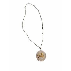 Vintage Necklace Sagittarius GF On Sterling Silver Centaur Astrology Pendant